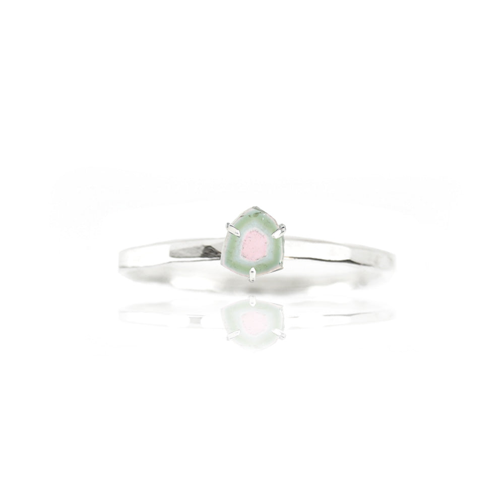 Watermeloen Toermalijn Pastel Ring
