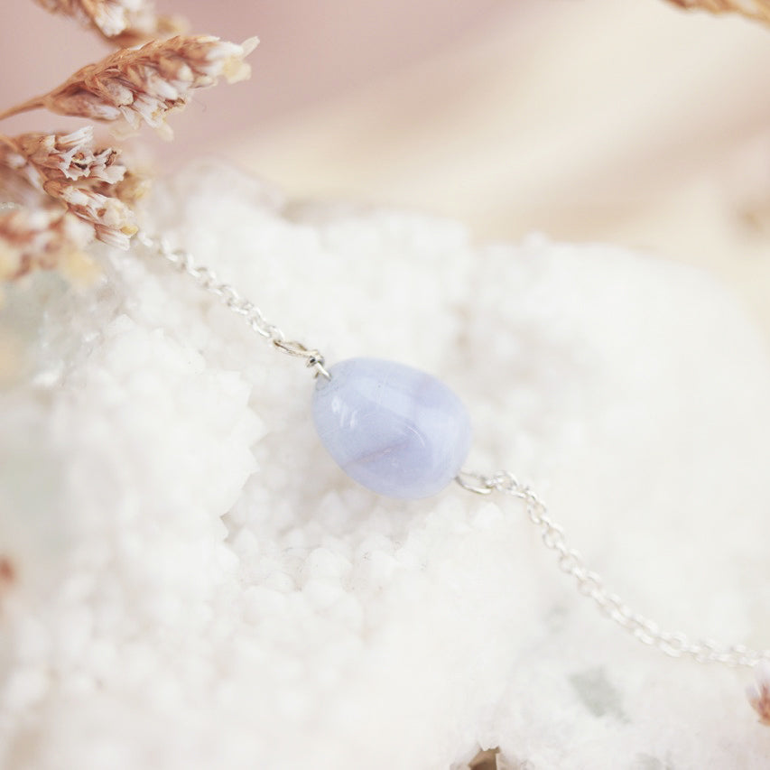 Chalcedoon ovaal Armband