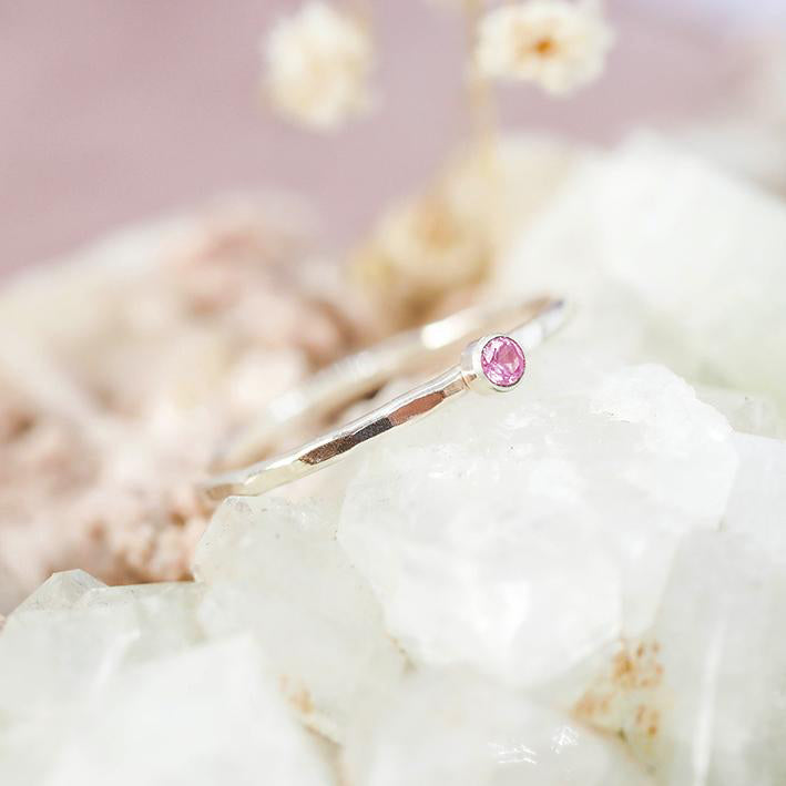 Geboortesteen sieraden oktober, Toermalijn roze