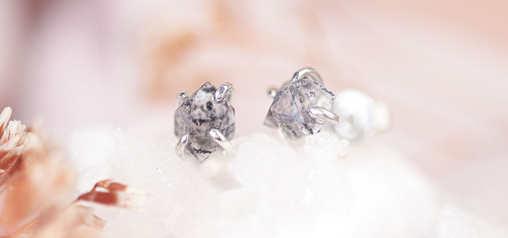 Herkimer Diamant oorbellen 
