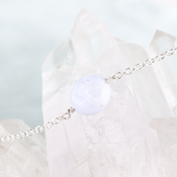 Chalcedoon armband zilver (sterling zilver)