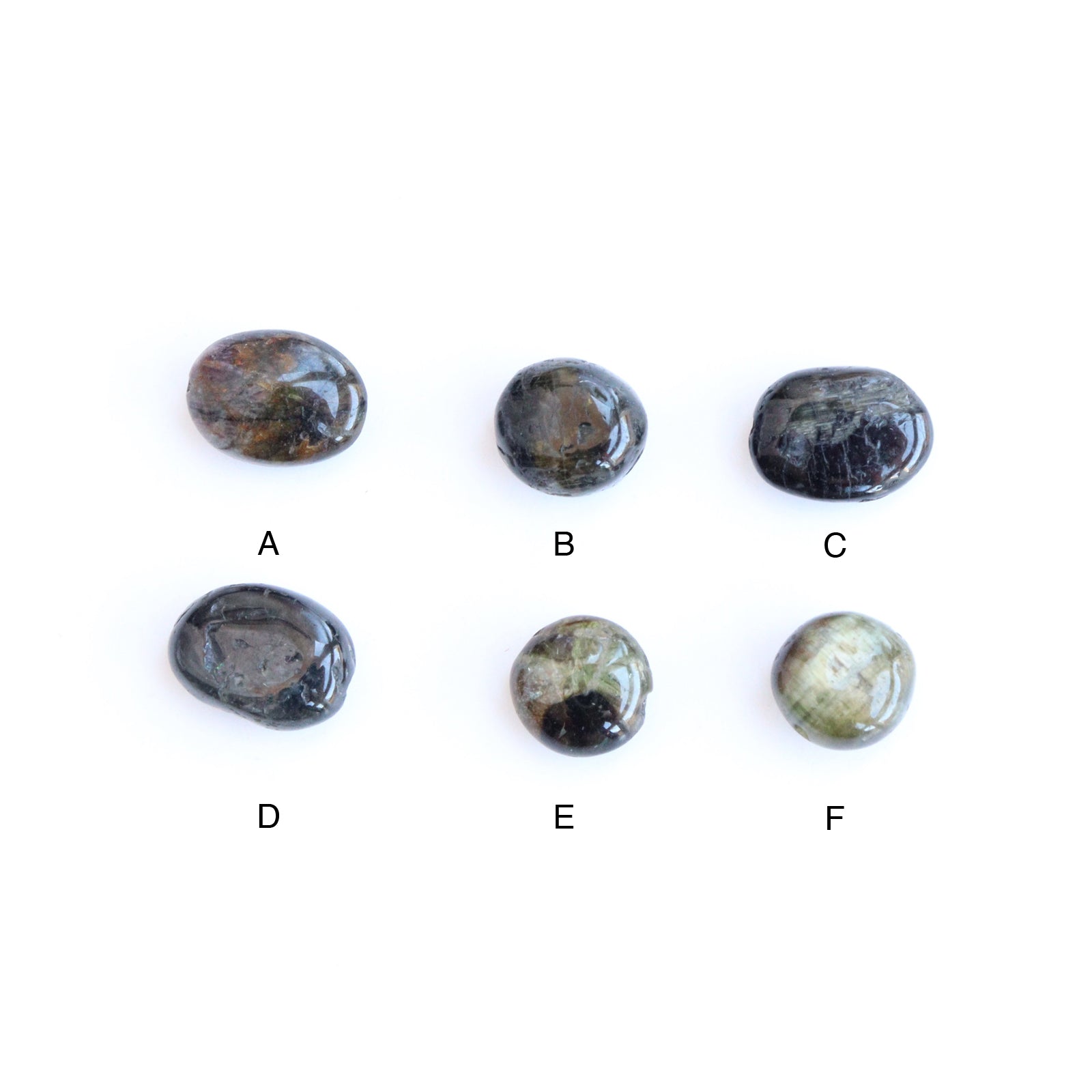 Zwarte Toermalijn armband zilver