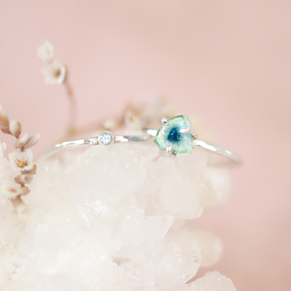 Watermeloen Toermalijn Groen Ring